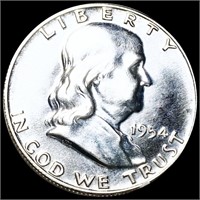 1954 Franklin Half Dollar GEM PROOF