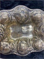 Vintage Sterling plate Candy bowl