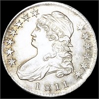 1811 Capped Bust Half Dollar NEARLY UNC