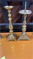 Pair Of Brass Candlestick Candle Holder with Spike