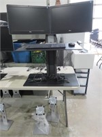 Humanscale Quickstand Adj. Dual Monitor Standing