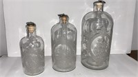 Vintage Etched Vanity Bottles Portugal