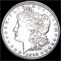 1892-S Morgan Silver Dollar CLOSELY UNC