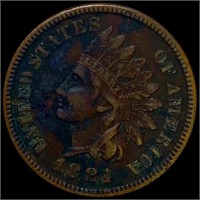 1884 Indian Head Penny ABOUT UNC