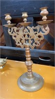 Vintage Brass Dragon Candleholder  Made in C