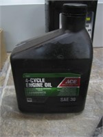 4 CYCLE ENGINE OIL 20OZ OPENED BUT FULL