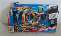 Hot Wheels Mega Loop Mayhem Set.