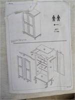 Sunset Bay by Khoury Unfinished 2 Door Wardrobe