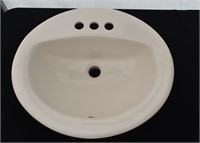 New Porcelain Sink 20" x 17" - 4" Center