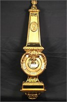 FRENCH STYLE CARVED & GILDED BAROMETER