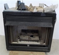 Fire Place with Blower Motor and Fake Logs.