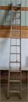 Werner 24' aluminum extension ladder.