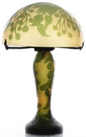 Emile Galle Art Nouveau Cameo Glass Table Lamp