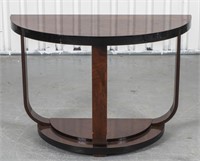 Art Deco Burlwood Console Table