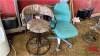 Barstool and office chair