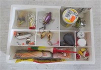 Tray of Fishing Tackle.