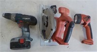 Assortment of Battery Operated Power Tools only