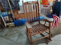 Rocking chair, outdoors