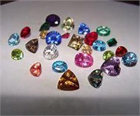 5 Total Cut GEMSTONES assorted Types/Sizes