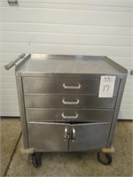 Stainless Steel Rolling Cart