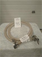 7Ft  Approx Wine Transfer Hose w/ 2.0" Fitting