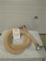 6.5 Ft  Wine Transfer Hose w/ 2" to 2" Fittings