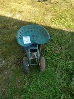 Rolling Work Cart with Seat