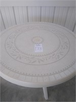 45"  Round Plastic Deck Table
