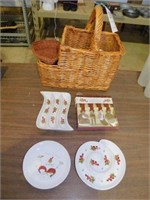 Picinic Wine Basket Set