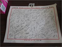 2000 Nebraska Football Photo Day Autographs