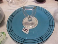 Blue Handled Plate