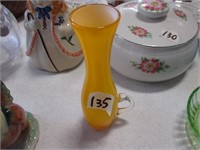 Yellow Handled Vase
