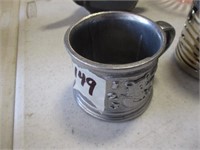 ABC & 123 Pewter Cup