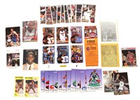 NBA TRADING CARDS FROM 1980'S AND 1990'S LOT OF 53