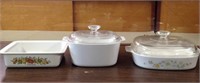 Lot of casserole & other dishes