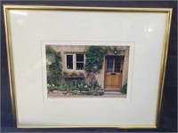 Framed Art Cottage Door