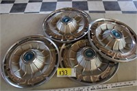 4 Chevy hub caps