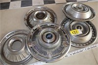 5 Chevy hub caps