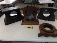 4 Wooden Clock Cases