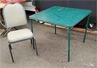 Green Craft Table with Green Chair