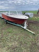 OFFSITE CODETTE: 1969 Sears boat and trailer