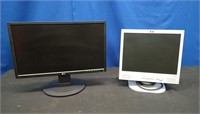 LG Computer Monitor, HP Flat Panel Monitor