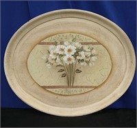 Floral Decorative Wall Serving Tray