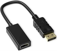 Displayport to HDMI Adapter, ABLEWE Gold-Plated