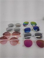 New 8 pairs sunglasses, assortment of styles