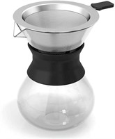 New Pour Over Coffee Maker Set with Reusable