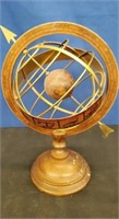 Wood Zodiac Astrology Globe