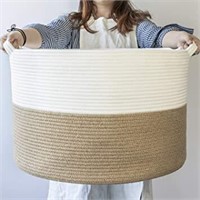 Goodpick Large Jute Basket - XXXL Large Cotton