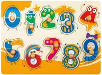 Robotime Dancing Numbers Wooden Peg Puzzle