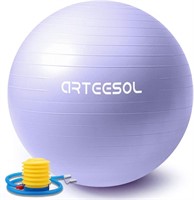 Exercise Ball Arteesol Yoga Ball with Quick Pump